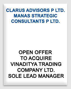 Clarus Advisors Private Limited, Manas Strategic Consultants Private Limited